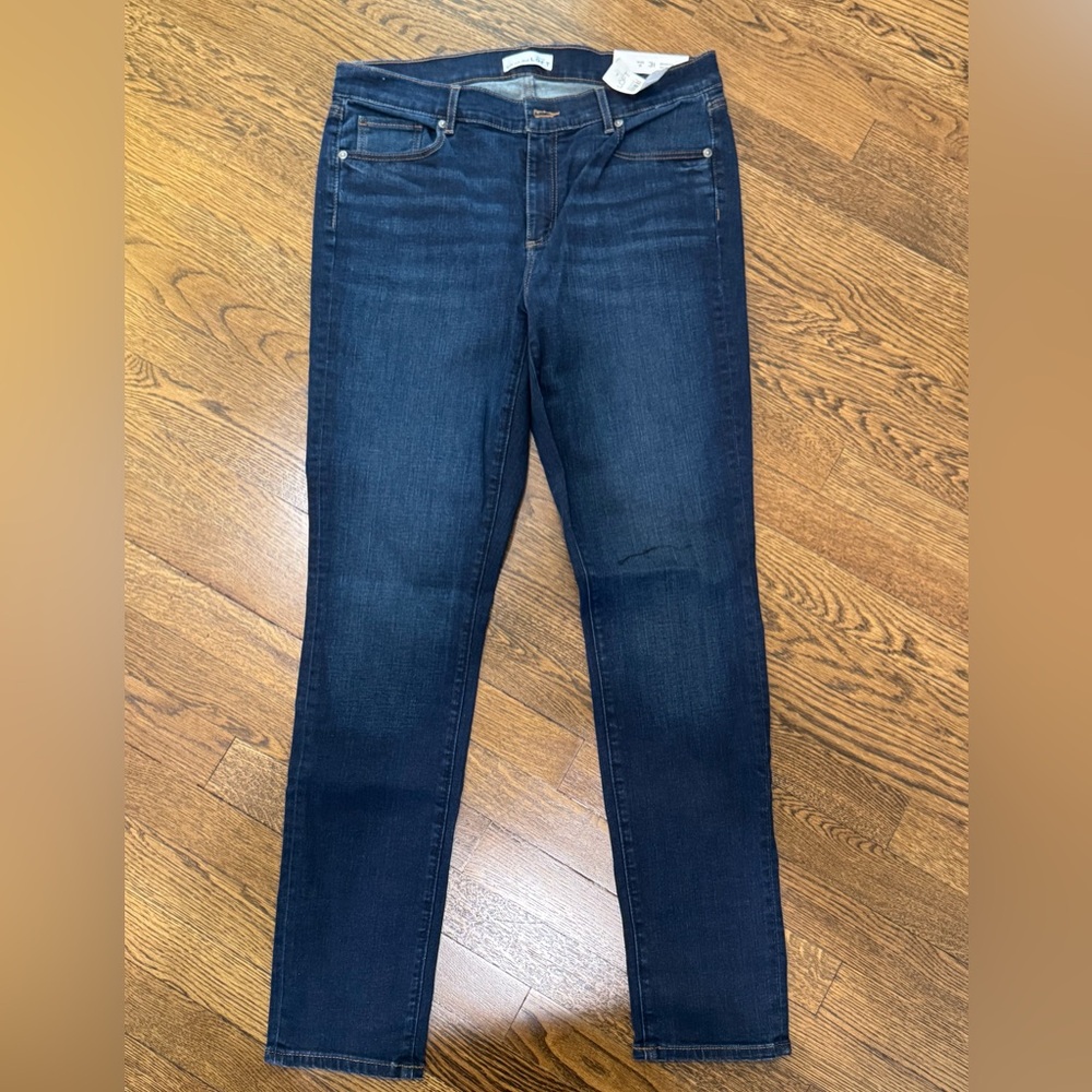 LOFT Dark Indigo Skinny Jeans